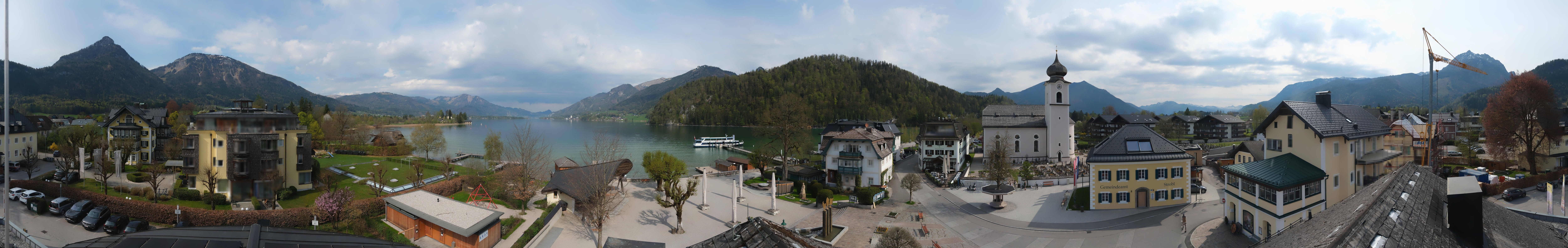 Archiv Foto Webcam Panoramasicht über Strobl