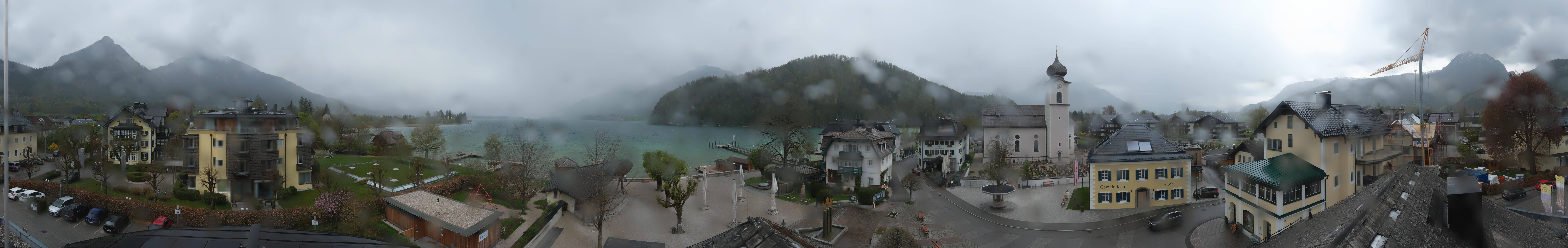 Archiv Foto Webcam Panoramasicht über Strobl