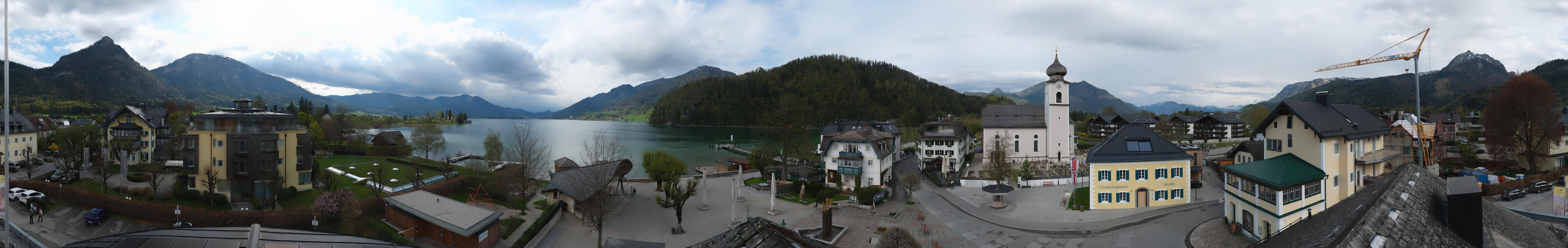 Archiv Foto Webcam Panoramasicht über Strobl