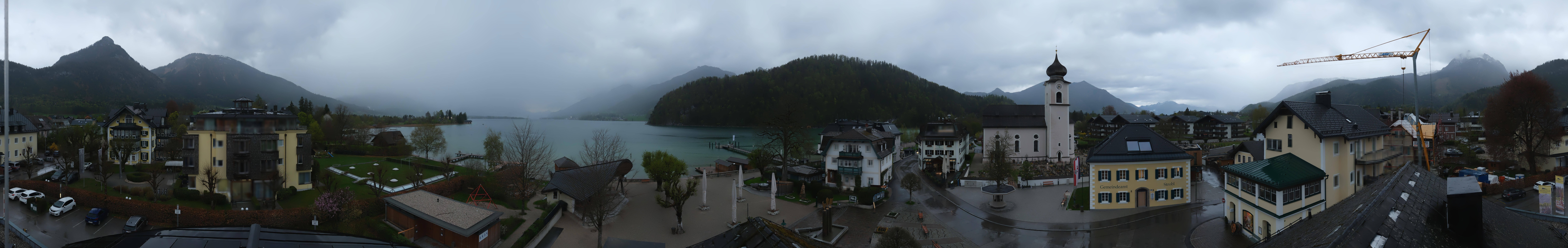 Archiv Foto Webcam Panoramasicht über Strobl