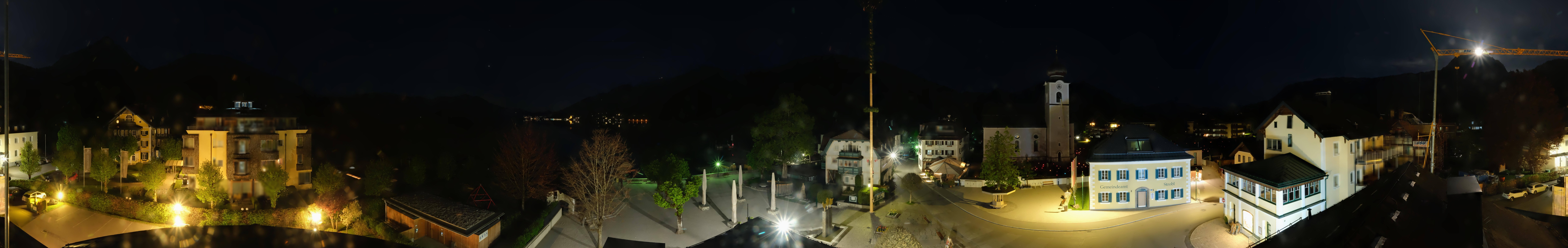Archiv Foto Webcam Panoramasicht über Strobl