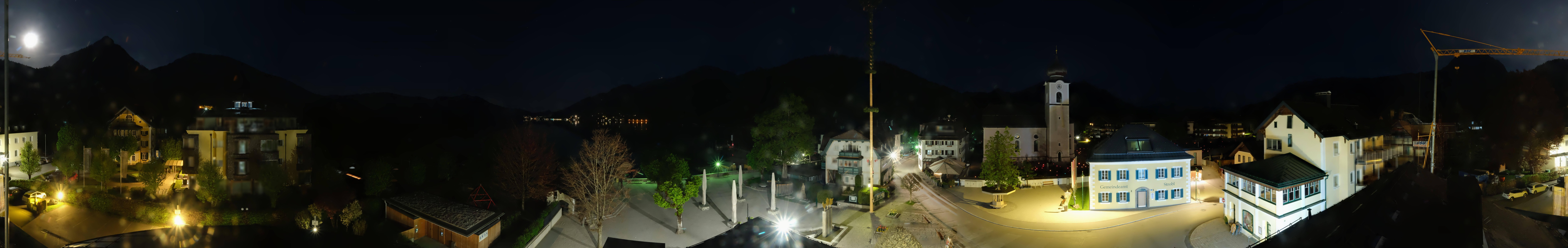 Archiv Foto Webcam Panoramasicht über Strobl