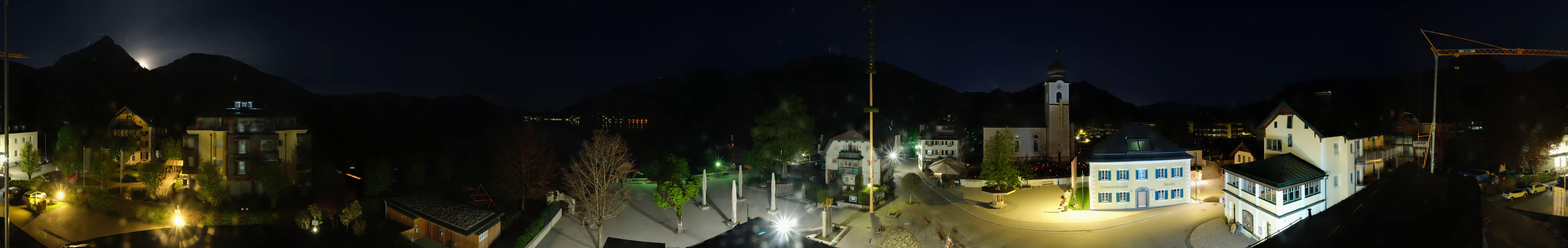 Archiv Foto Webcam Panoramasicht über Strobl