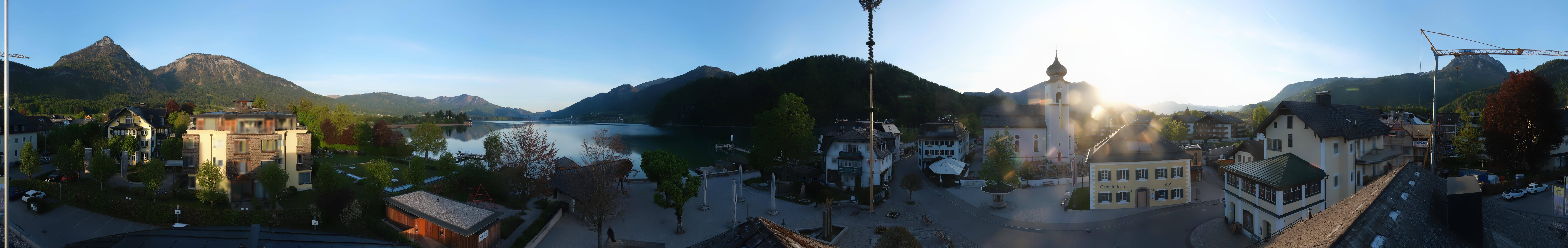 Archiv Foto Webcam Panoramasicht über Strobl