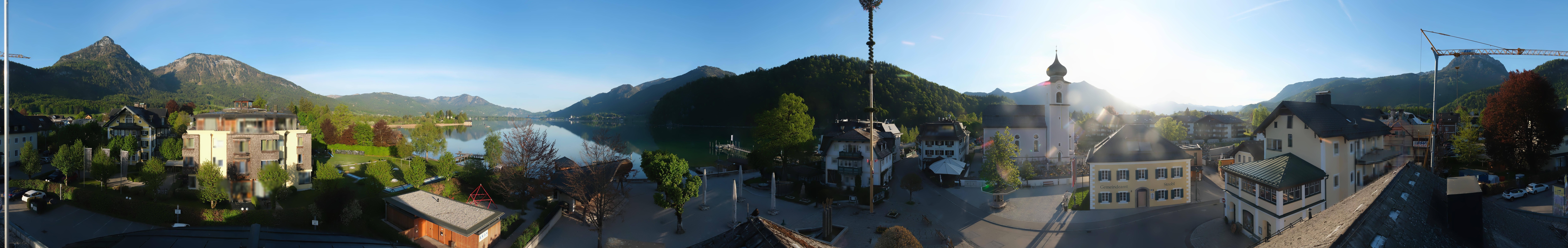 Archiv Foto Webcam Panoramasicht über Strobl