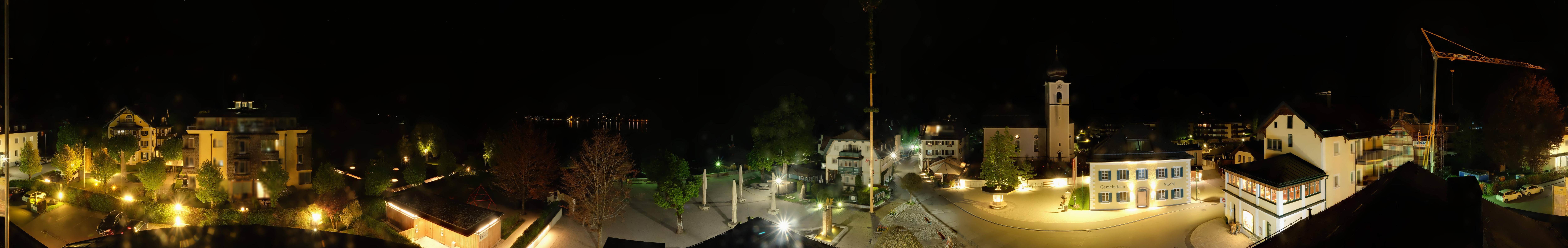 Archiv Foto Webcam Panoramasicht über Strobl