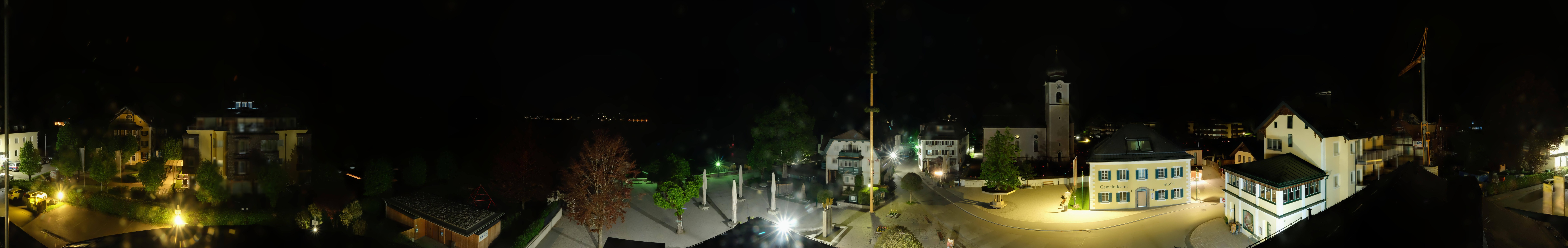 Archiv Foto Webcam Panoramasicht über Strobl