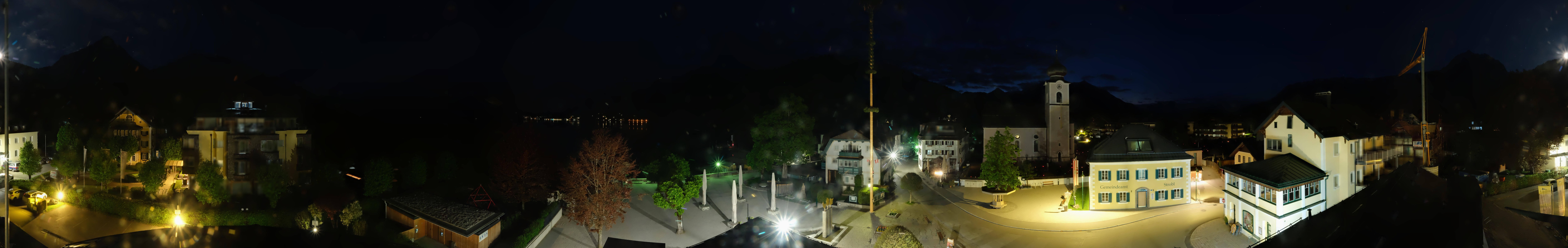 Archiv Foto Webcam Panoramasicht über Strobl