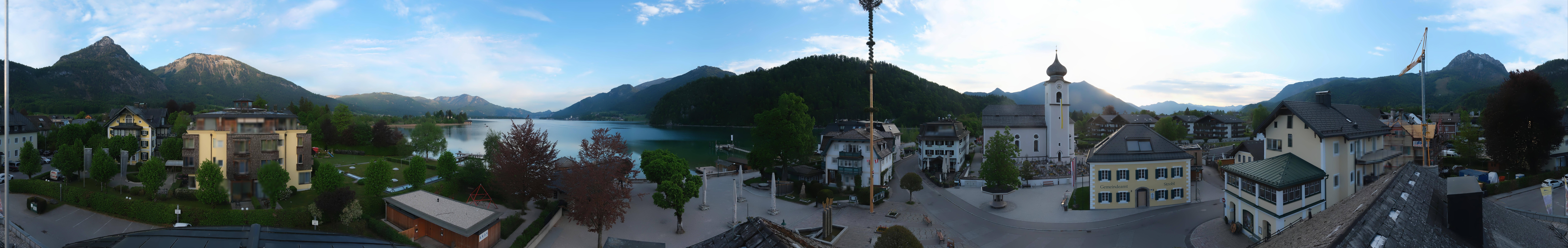 Archiv Foto Webcam Panoramasicht über Strobl