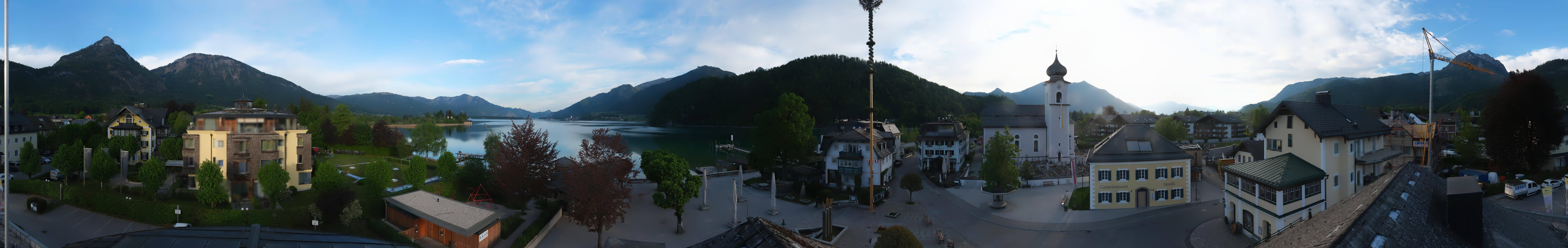 Archiv Foto Webcam Panoramasicht über Strobl