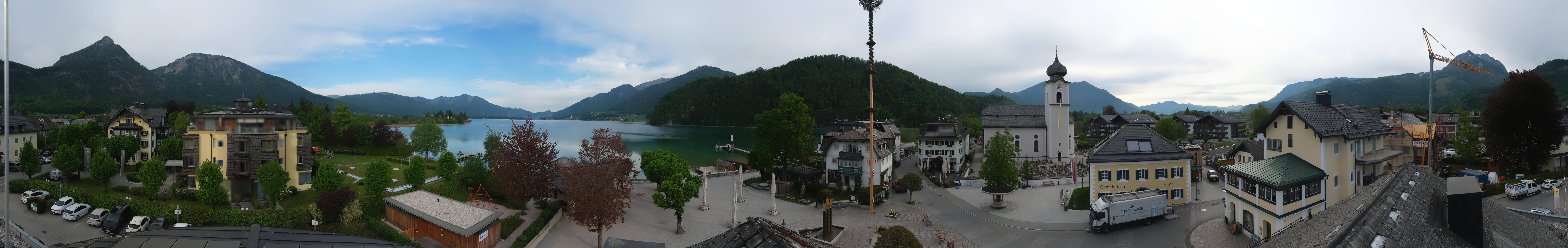 Archiv Foto Webcam Panoramasicht über Strobl