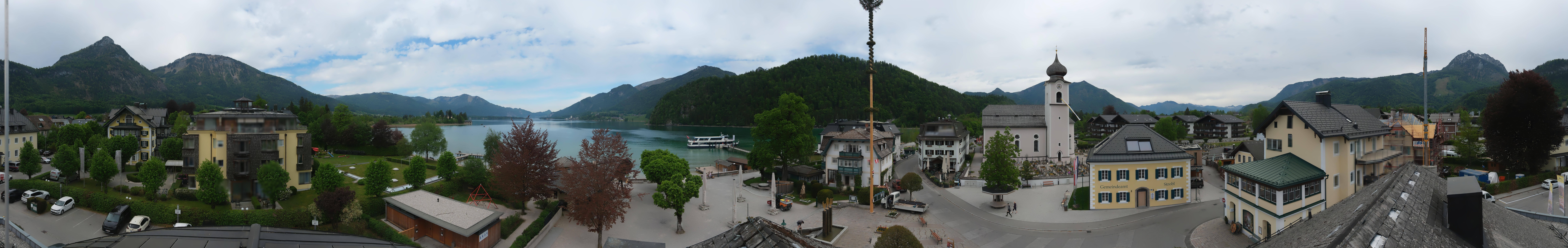 Archiv Foto Webcam Panoramasicht über Strobl