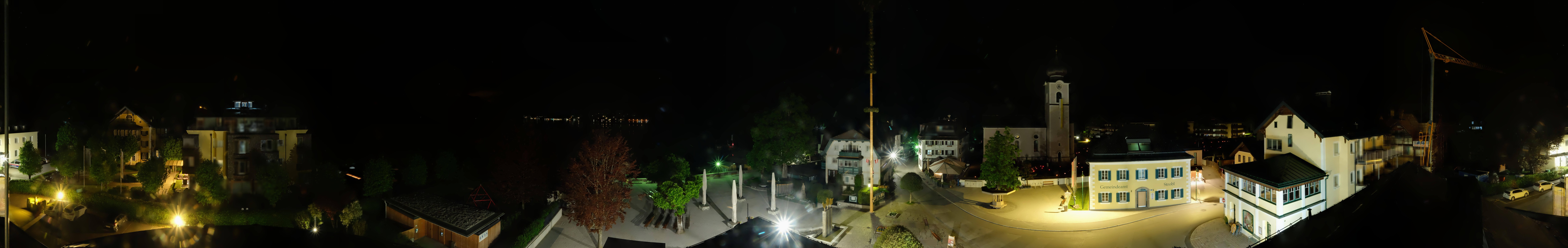 Archiv Foto Webcam Panoramasicht über Strobl