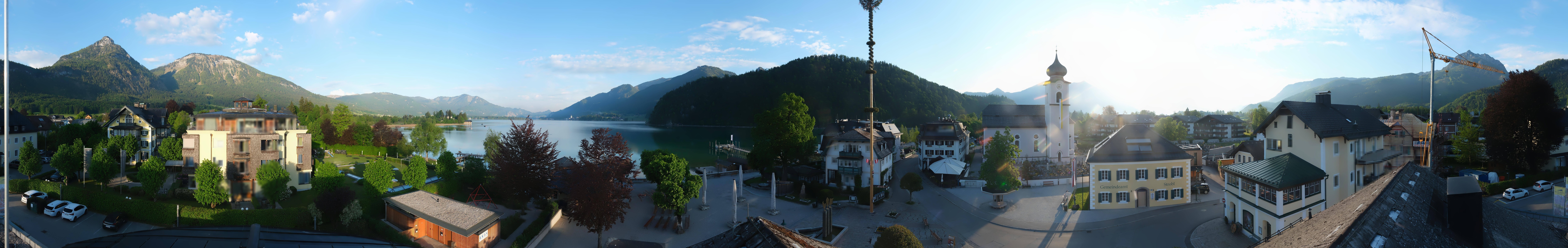 Archiv Foto Webcam Panoramasicht über Strobl