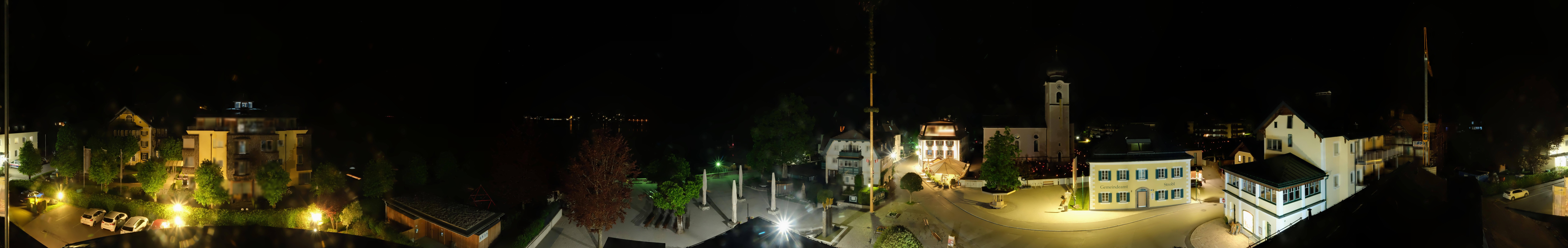 Archiv Foto Webcam Panoramasicht über Strobl