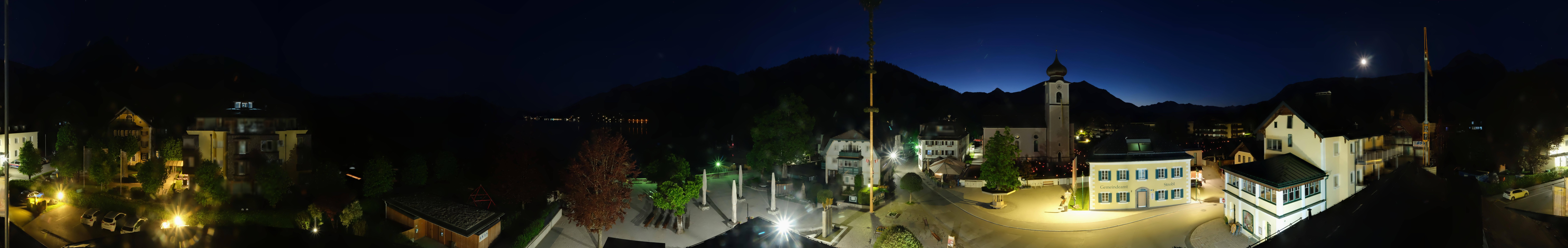 Archiv Foto Webcam Panoramasicht über Strobl