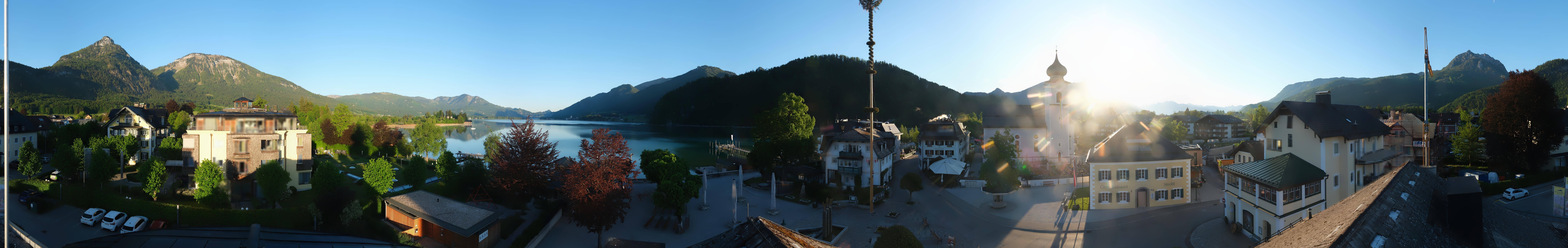 Archiv Foto Webcam Panoramasicht über Strobl