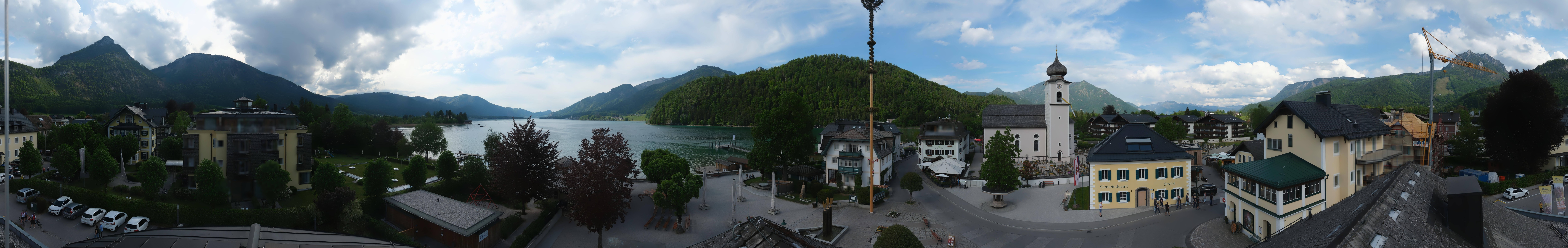 Archiv Foto Webcam Panoramasicht über Strobl