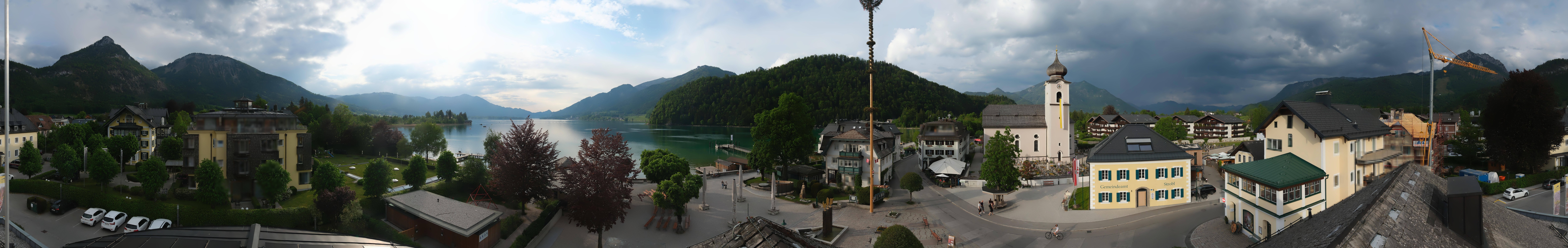 Archiv Foto Webcam Panoramasicht über Strobl