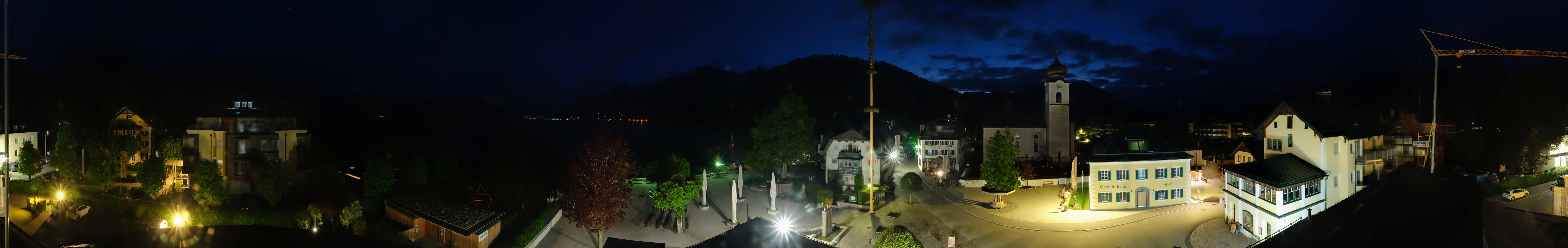 Archiv Foto Webcam Panoramasicht über Strobl