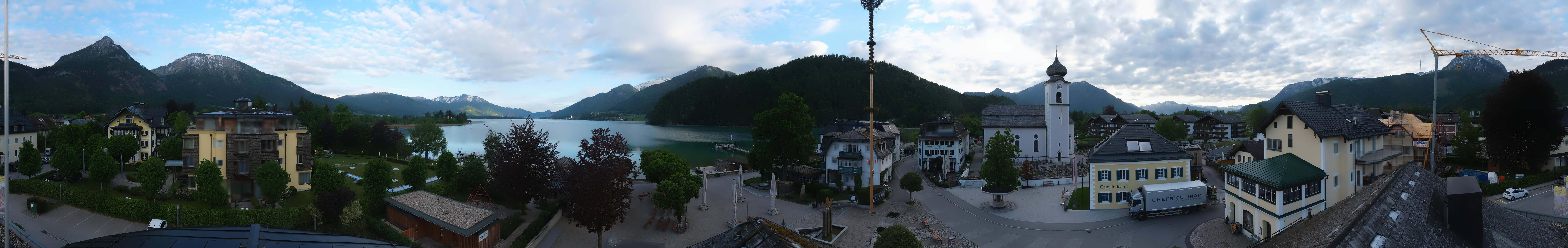 Archiv Foto Webcam Panoramasicht über Strobl