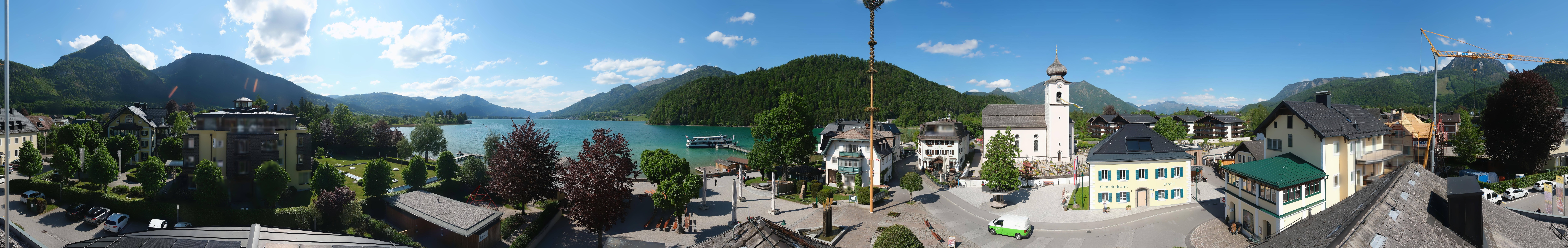 Archiv Foto Webcam Panoramasicht über Strobl