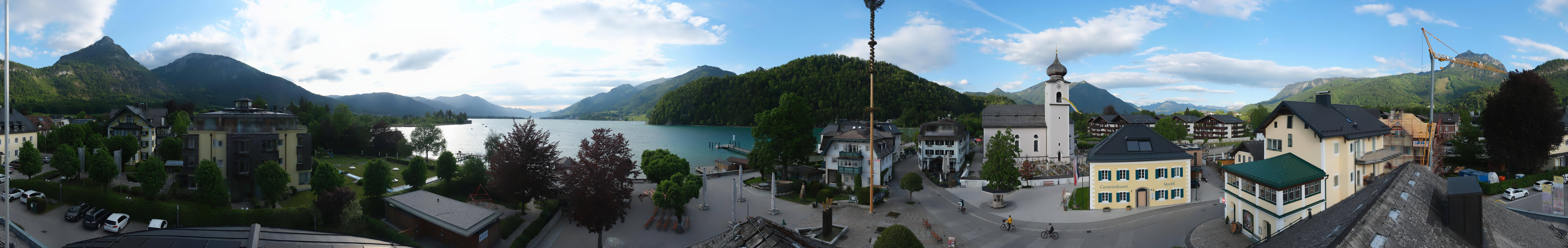 Archiv Foto Webcam Panoramasicht über Strobl
