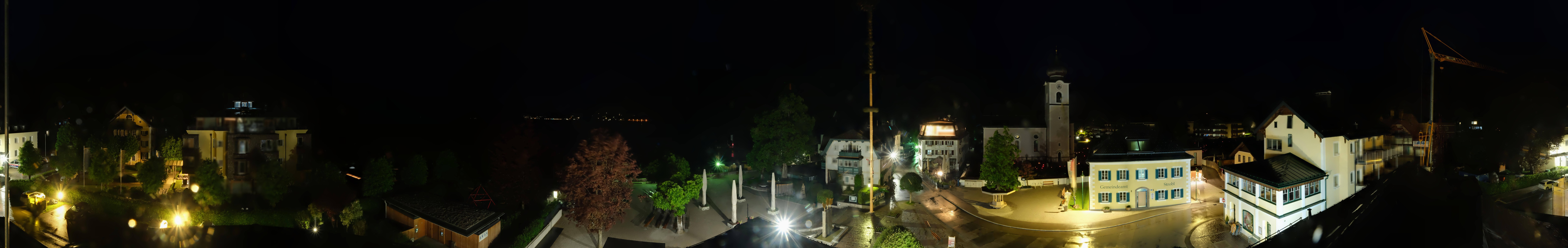 Archiv Foto Webcam Panoramasicht über Strobl
