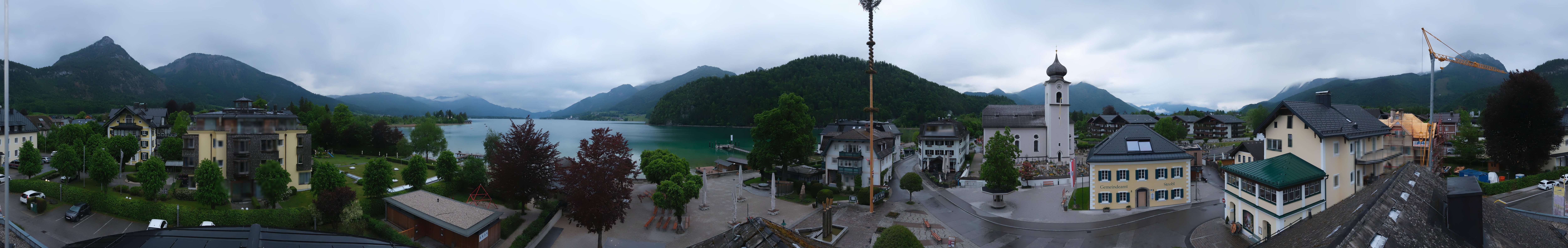 Archiv Foto Webcam Panoramasicht über Strobl
