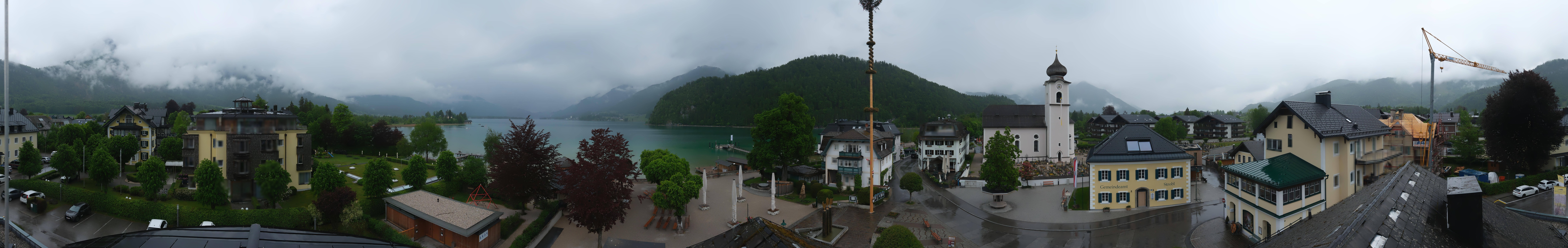 Archiv Foto Webcam Panoramasicht über Strobl