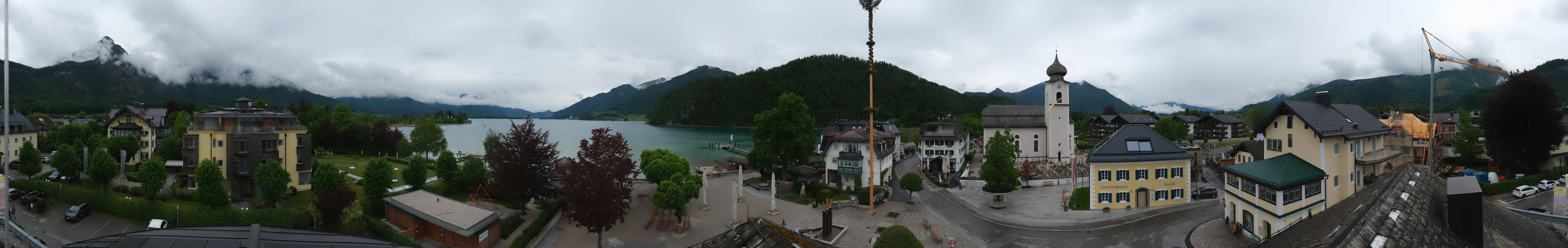 Archiv Foto Webcam Panoramasicht über Strobl