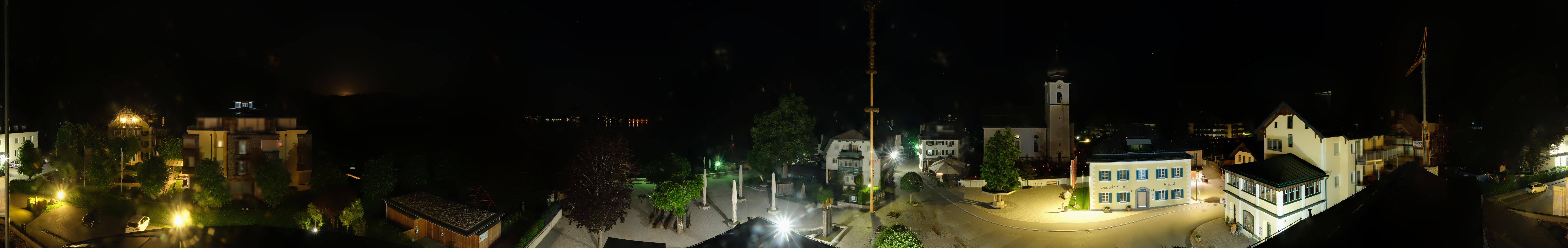 Archiv Foto Webcam Panoramasicht über Strobl