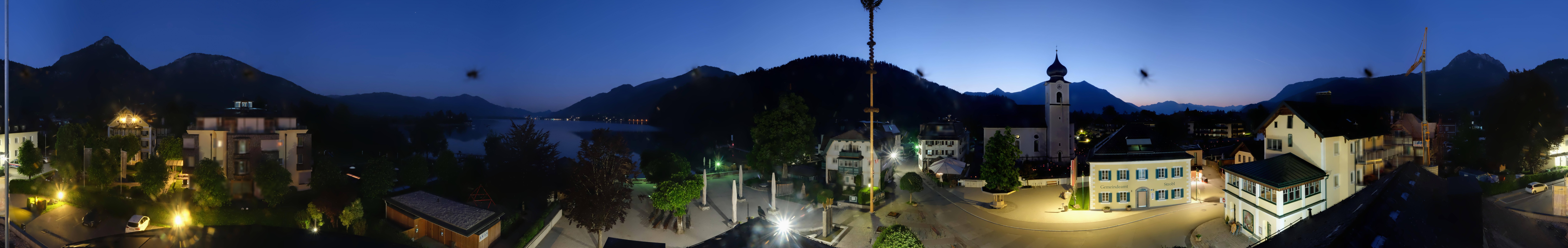 Archiv Foto Webcam Panoramasicht über Strobl