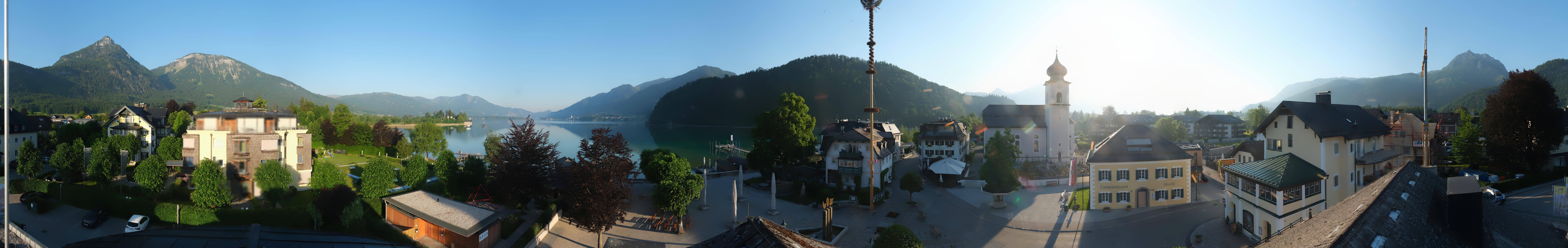 Archiv Foto Webcam Panoramasicht über Strobl