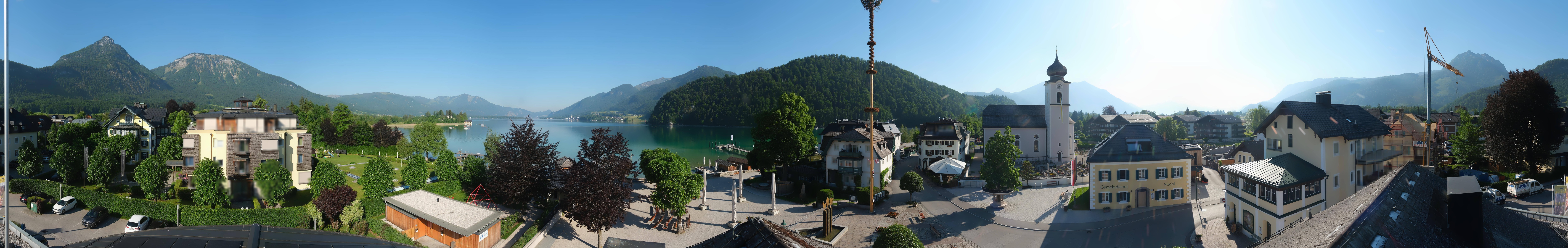 Archiv Foto Webcam Panoramasicht über Strobl
