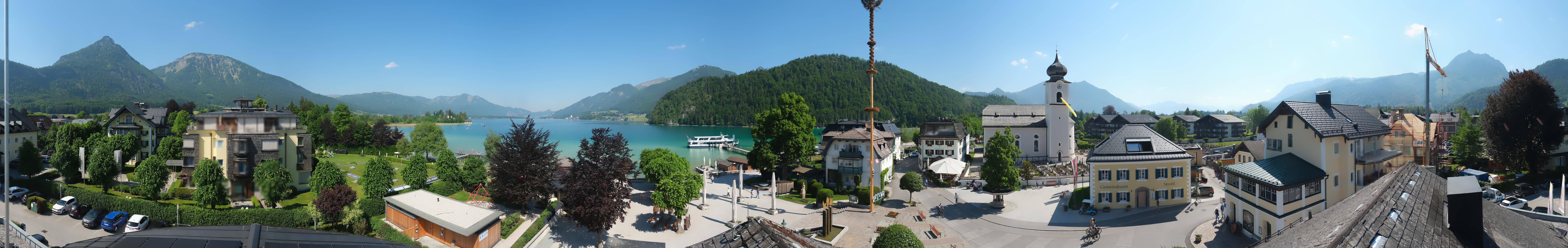 Archiv Foto Webcam Panoramasicht über Strobl