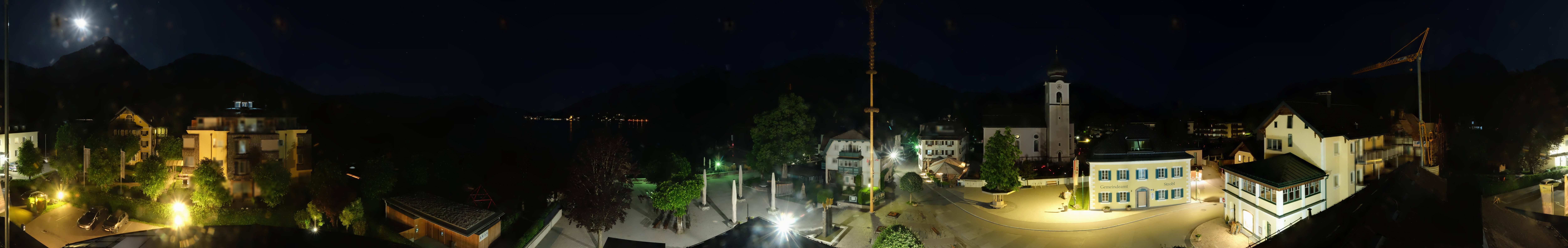 Archiv Foto Webcam Panoramasicht über Strobl