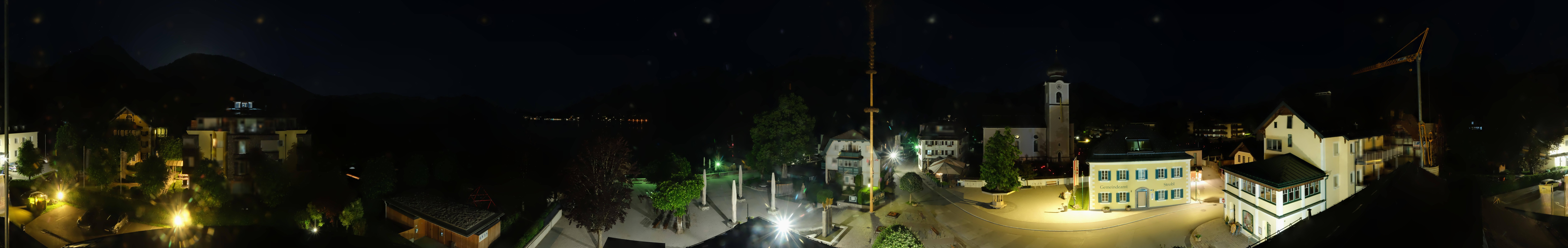 Archiv Foto Webcam Panoramasicht über Strobl