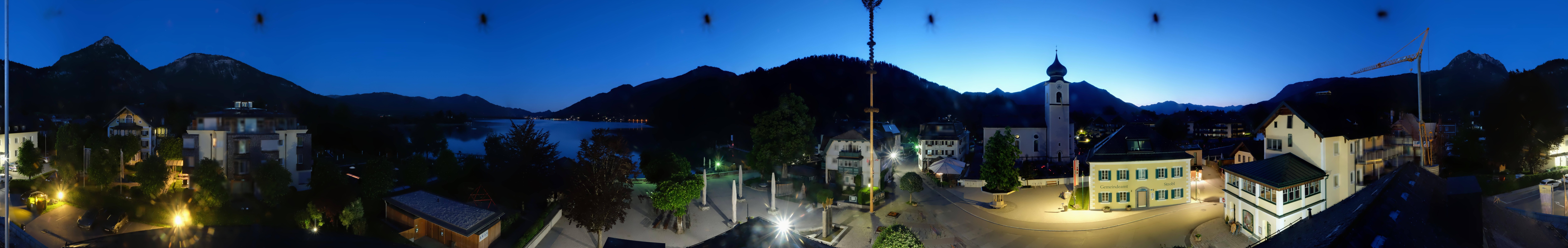 Archiv Foto Webcam Panoramasicht über Strobl