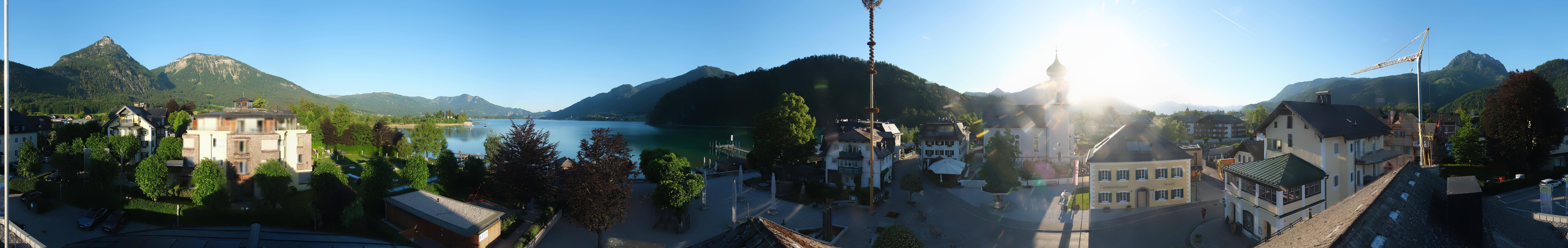 Archiv Foto Webcam Panoramasicht über Strobl