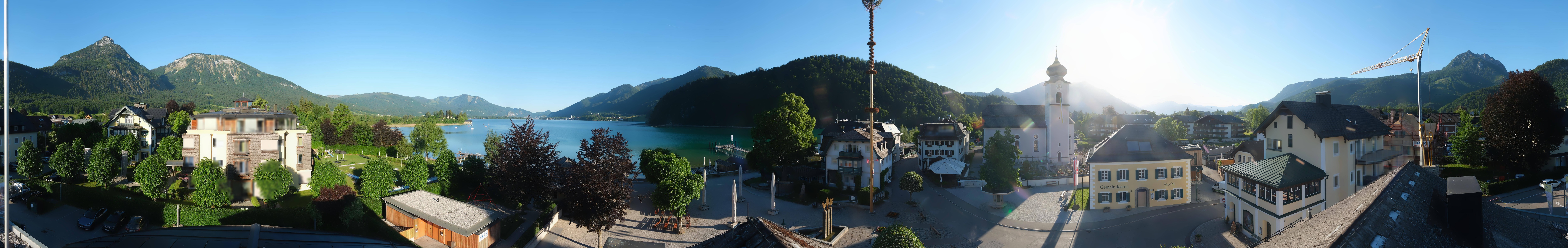 Archiv Foto Webcam Panoramasicht über Strobl