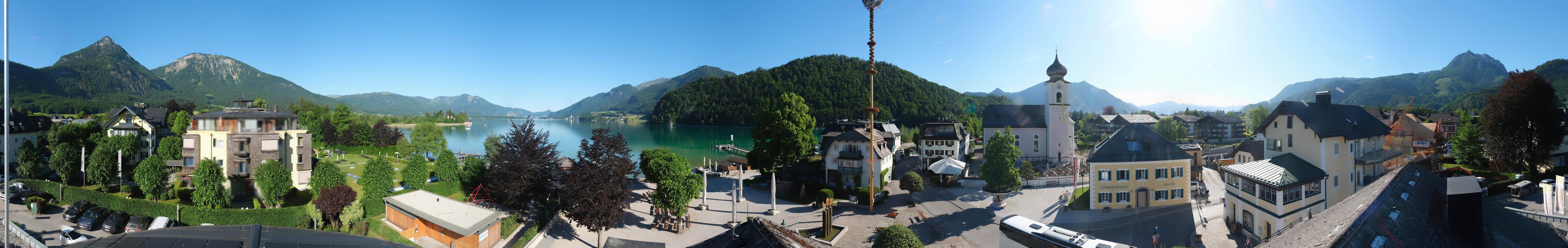 Archiv Foto Webcam Panoramasicht über Strobl