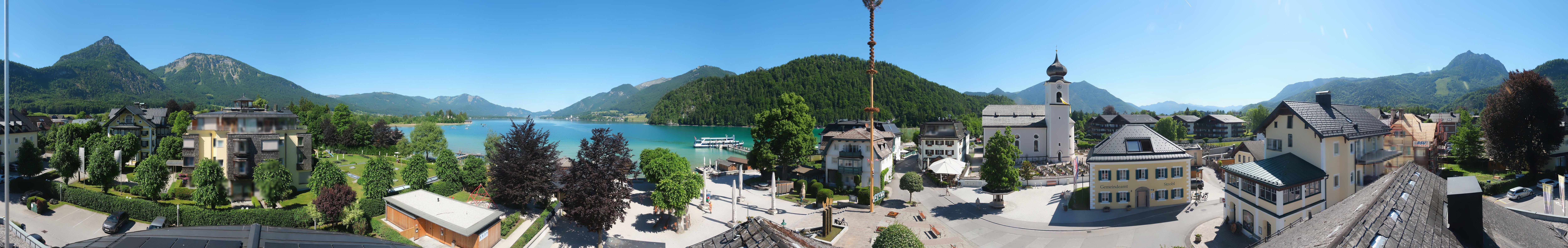 Archiv Foto Webcam Panoramasicht über Strobl