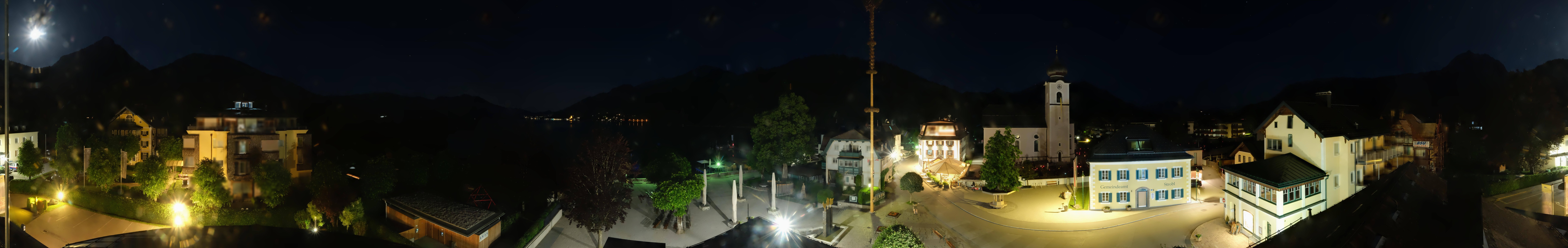 Archiv Foto Webcam Panoramasicht über Strobl