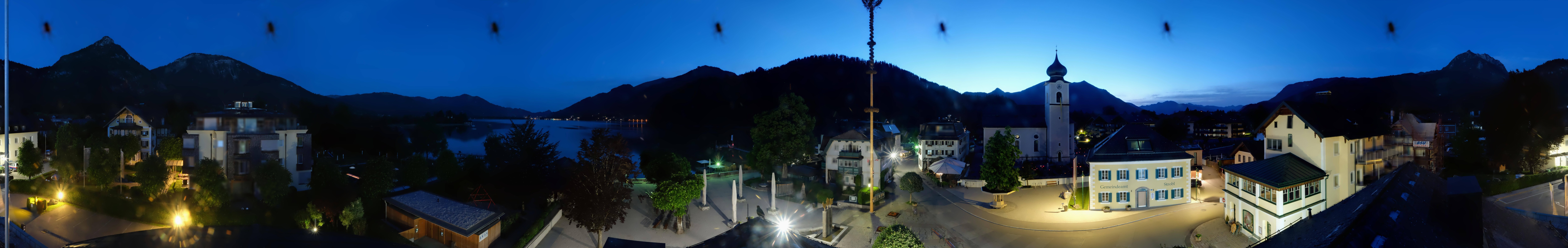 Archiv Foto Webcam Panoramasicht über Strobl