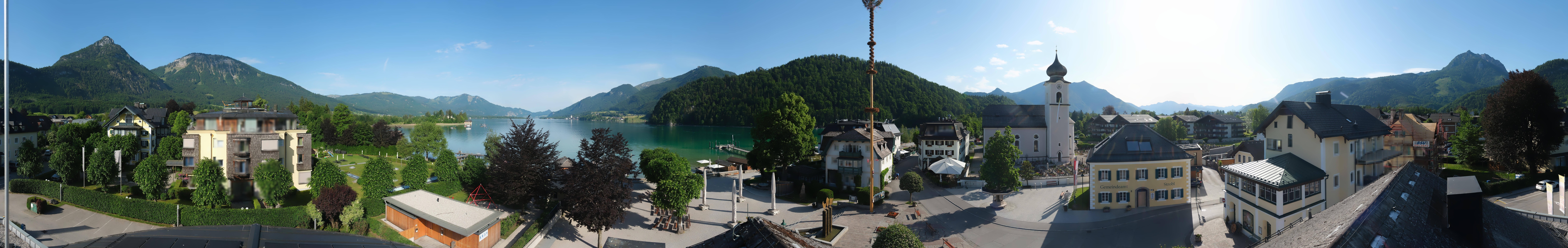 Archiv Foto Webcam Panoramasicht über Strobl