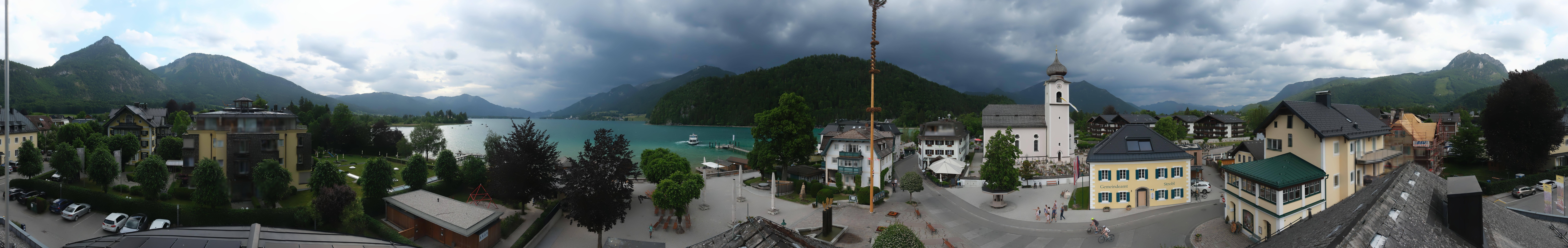 Archiv Foto Webcam Panoramasicht über Strobl