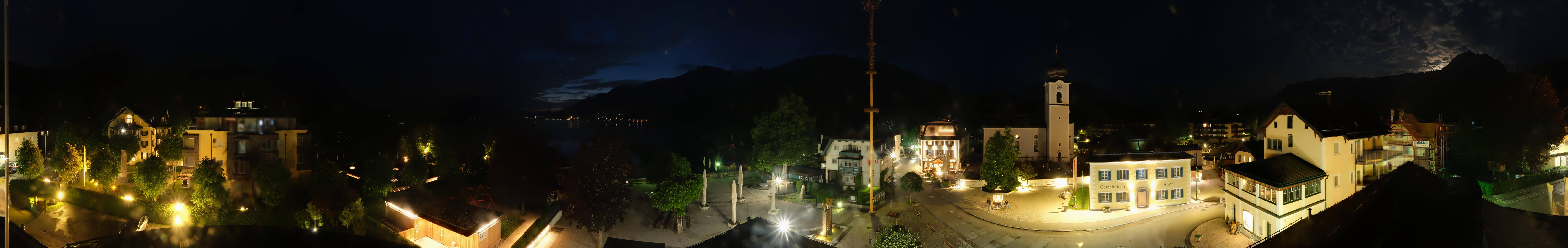 Archiv Foto Webcam Panoramasicht über Strobl