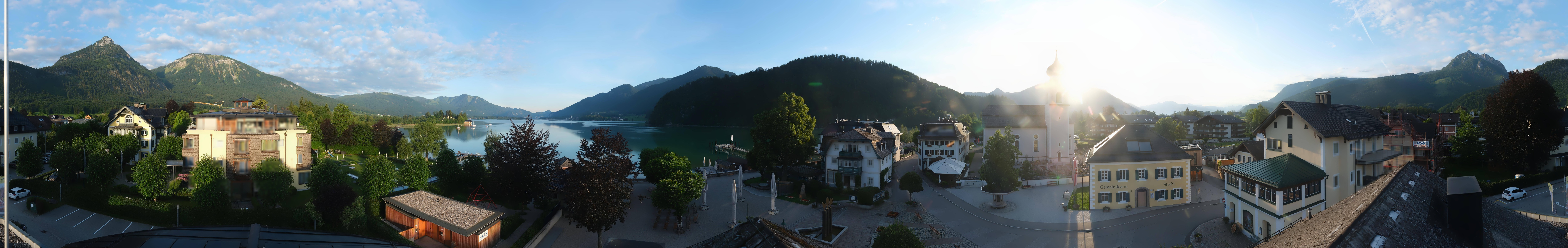 Archiv Foto Webcam Panoramasicht über Strobl