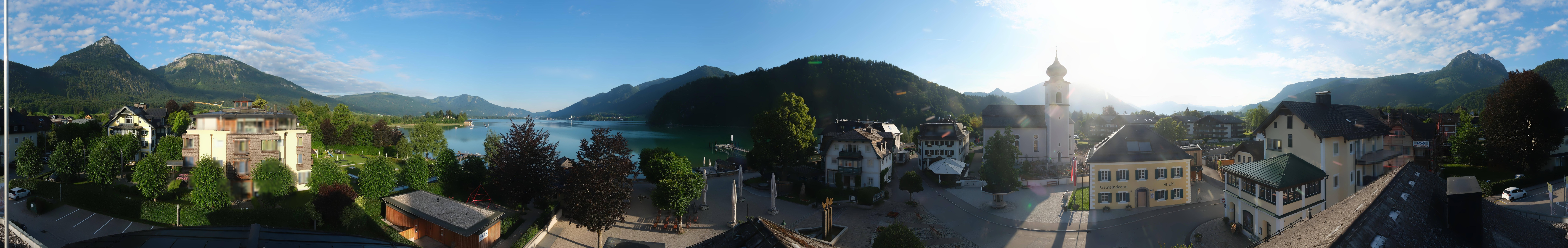 Archiv Foto Webcam Panoramasicht über Strobl